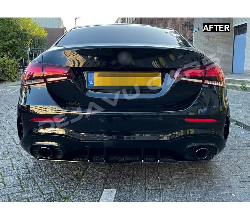 A 35 AMG Look Diffuser for Mercedes Benz A-Class V177 Sedan