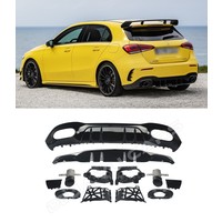 A 35 AMG Look Diffuser voor Mercedes Benz A-Klasse W177 Hatchback