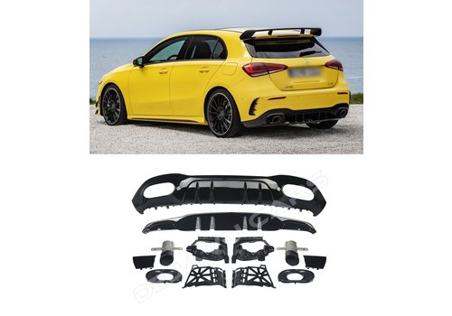 OEM Line ® A 35 AMG Look Diffuser voor Mercedes Benz A-Klasse W177 Hatchback