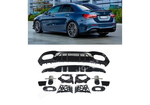 OEM Line ® A 35 AMG Look Diffuser for Mercedes Benz A-Class V177 Sedan