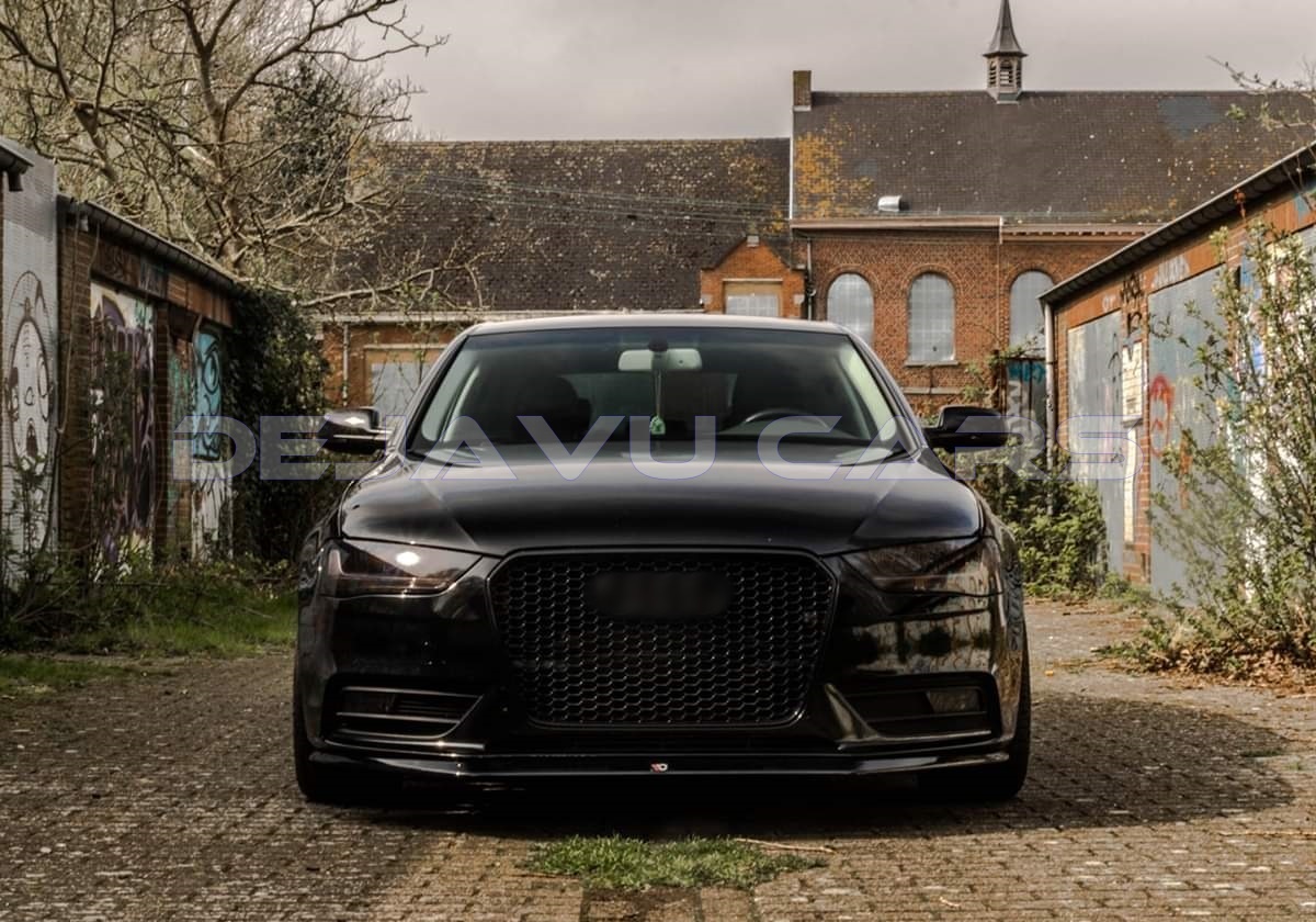 RS4 Look Front Grill Black Edition for Audi A4 B8.5 - WWW