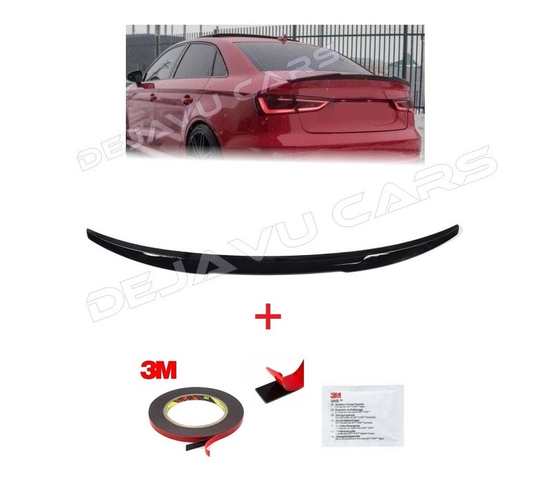 S3 Look Tailgate spoiler lip for Audi A3 8V Sedan