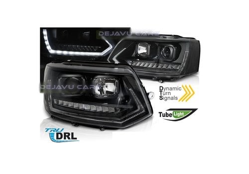OEM Line ® T6 Xenon Look Dynamic LED Headlights for V.2 Volkswagen Transporter T5