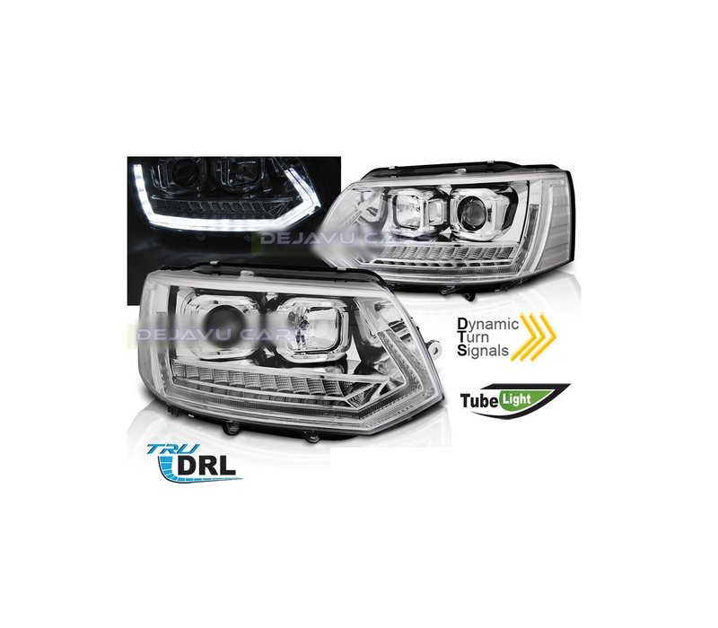 T6 Xenon Look Dynamic LED Headlights for V.2 Volkswagen Transporter T5