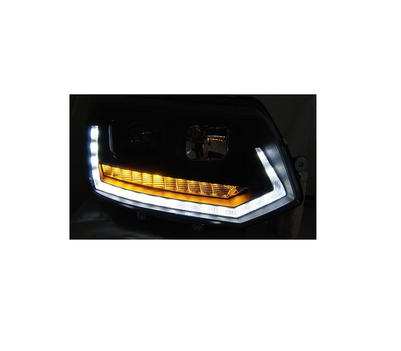 T6 Xenon Look Dynamic LED Headlights for V.2 Volkswagen Transporter T5