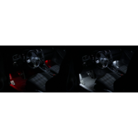 LED Footwell Lighting Kit | Red or White for BMW