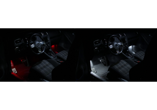 OEM Line ® LED Footwell Lighting Kit | Red or White for BMW