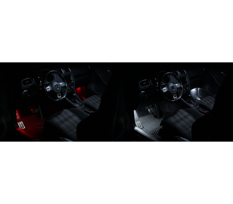 LED Footwell Lighting Kit | Red or White for BMW