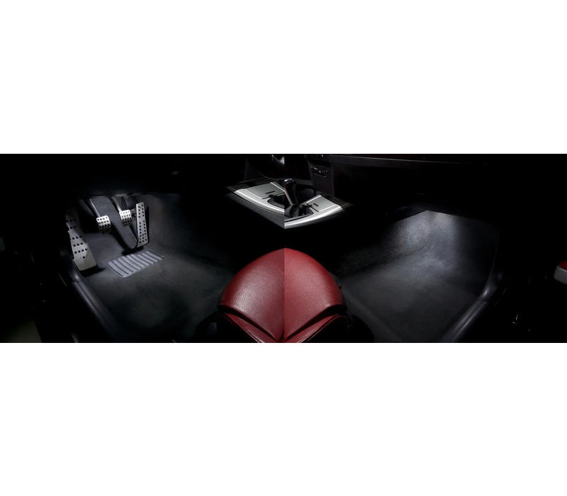 LED Verlichtingsset Voetenruimte | Rood of Wit voor BMW