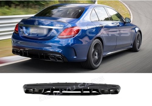 OEM Line ® C63S  AMG Look Diffuser for Mercedes Benz C-Class W205 / S205