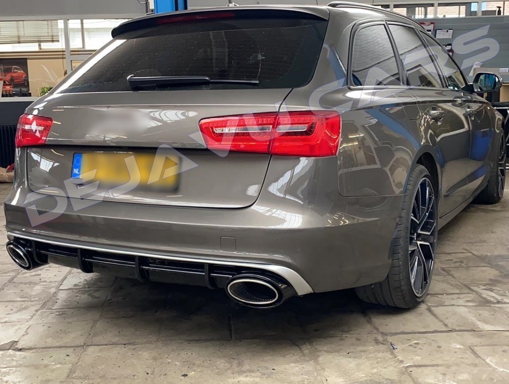 RS6 Look Diffuser for Audi A6 C7 4G / S line / S6 