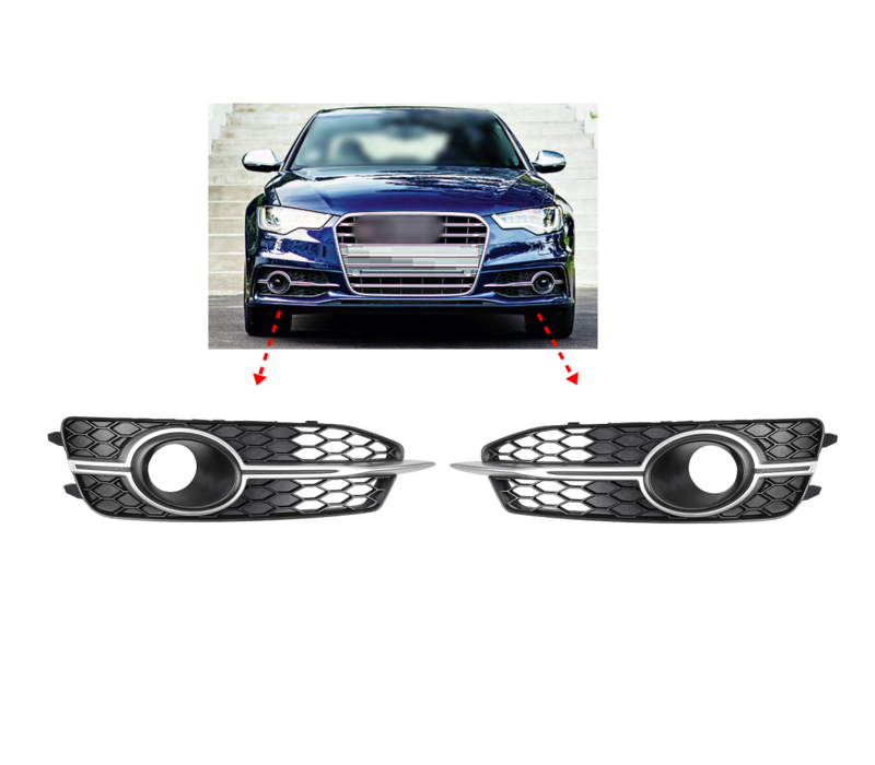 Front bumper grille for  Audi A6 C7 S line / S6 C7