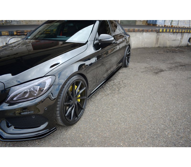 Side skirts Diffuser voor Mercedes C-Klasse W205 AMG Line