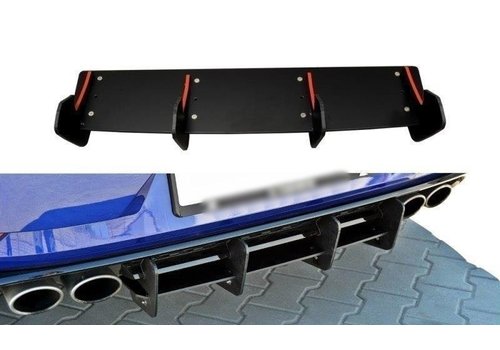 Maxton Design Aggressive Diffuser for Volkswagen Golf 7.5 R Facelift