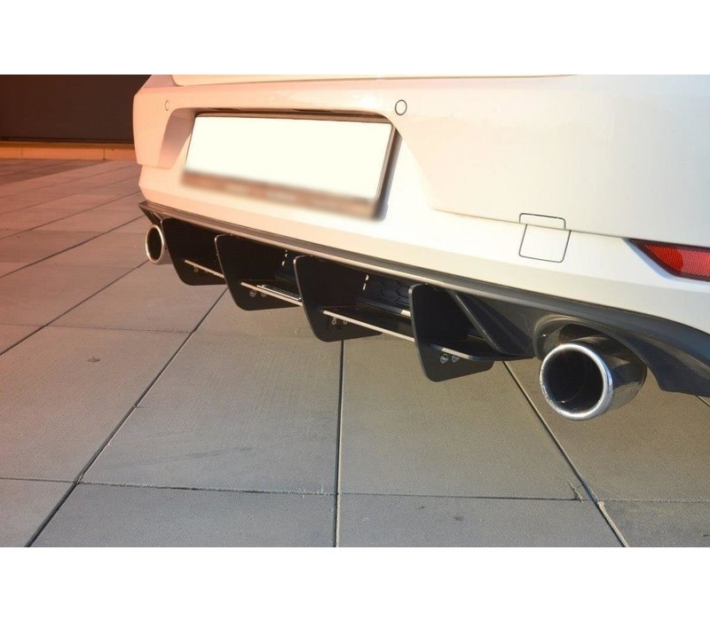 Aggressive Diffuser for Volkswagen Golf 7.5 GTI Facelift