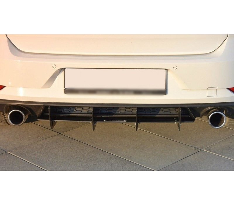 Aggressive Diffuser for Volkswagen Golf 7.5 GTI Facelift