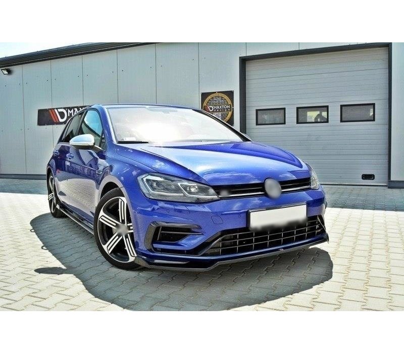 Front Splitter V.2 voor Volkswagen Golf 7.5 R / R line Facelift