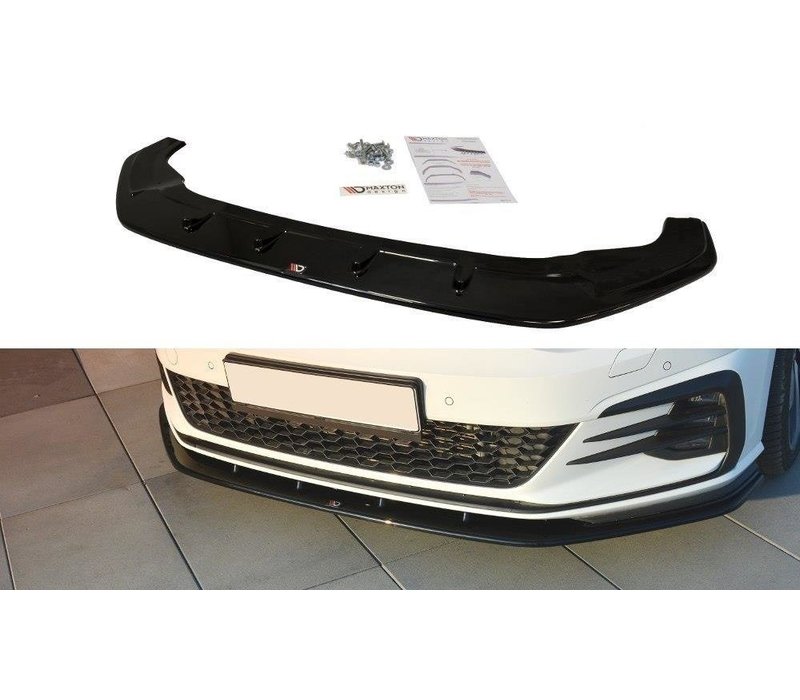 Front Splitter V.1 voor Volkswagen Golf 7.5 GTI Facelift