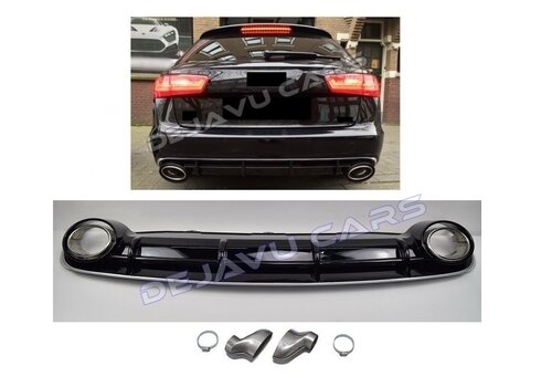 OEM Line ® RS6  Look Diffuser for Audi A6 C7 4G / S line / S6