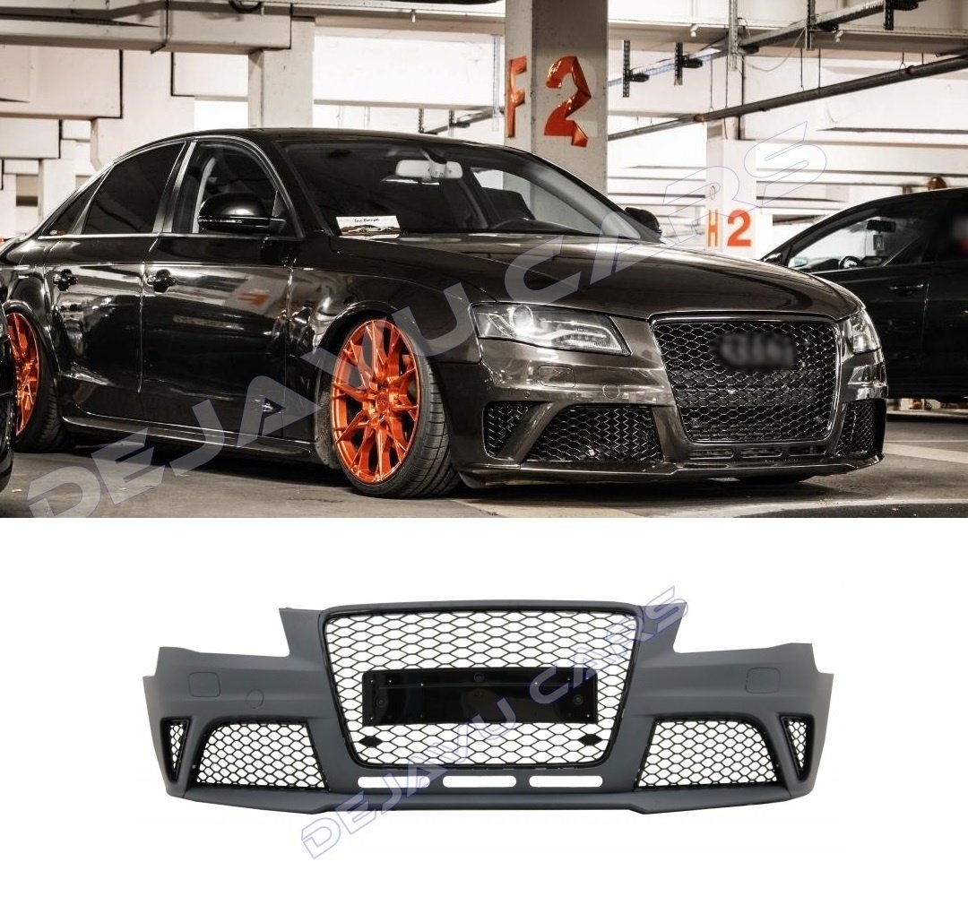 RS4 Look vordere Stoßstange für Audi A4 B8 