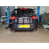 GTI Look Sportauspuff für Volkswagen Golf 7 / GTI & Clubsport / GTD / GTE