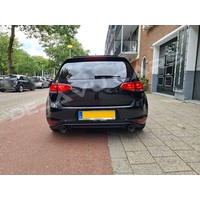 GTI Look Sportauspuff + Diffusor für Volkswagen Golf 7 / GTI & Clubsport / GTD / GTE