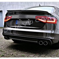 S4 Look Diffuser + Exhaust tail pipes for Audi A4 B8.5 (S line)