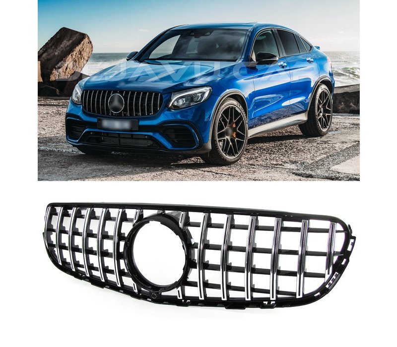 GT-R Panamericana Look Front Grill for Mercedes Benz GLC-Class X253 / C253