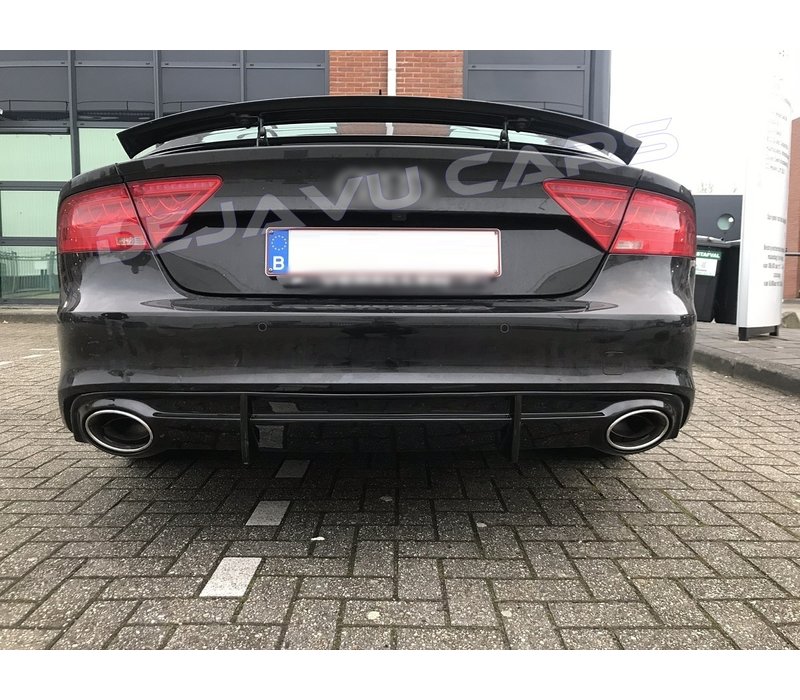 RS7 Look Diffuser voor Audi A7 4G S line / S7