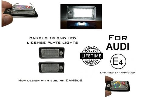 OEM Line ® LED License Plate Lights for Audi