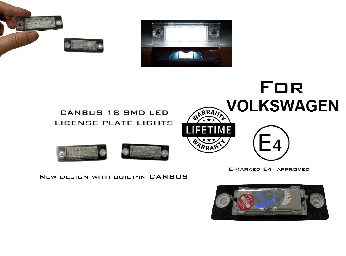LED Kennzeichenbeleuchtung für Volkswagen 