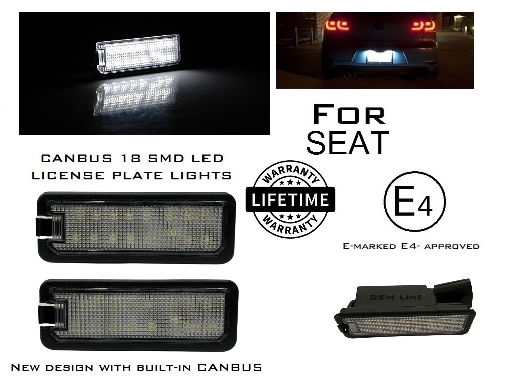 LED Kennzeichenbeleuchtung für Seat 