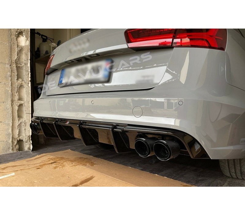 Aggressive Diffuser voor Audi A6 C7.5 Facelift S line / S6 C7.5 Facelift