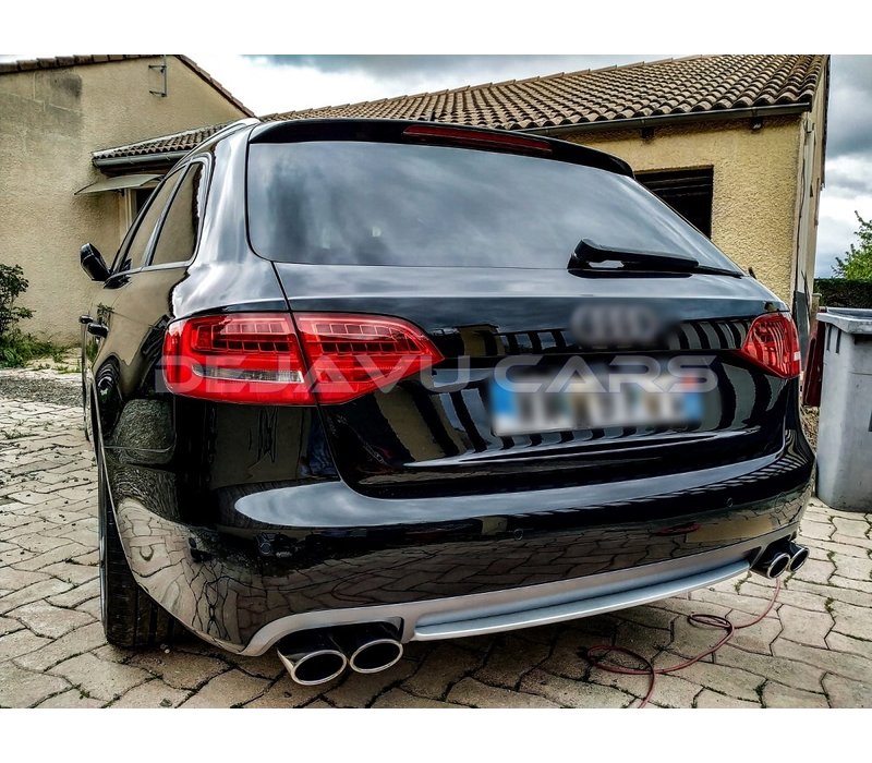 S4 Look Diffuser + Exhaust tail pipes for Audi A4 B8