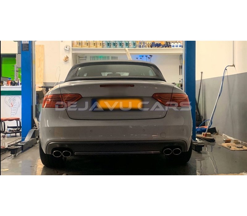 S5 Look Diffuser + Exhaust tail pipes for Audi A5 8T Coupe