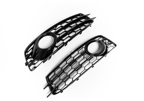 OEM Line ® RS Look Fog Light Grilles for Audi A3 8P Facelift S line