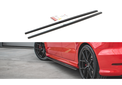 Maxton Design Side skirts Diffuser for Audi S3 8V / A3 8V S line Saloon