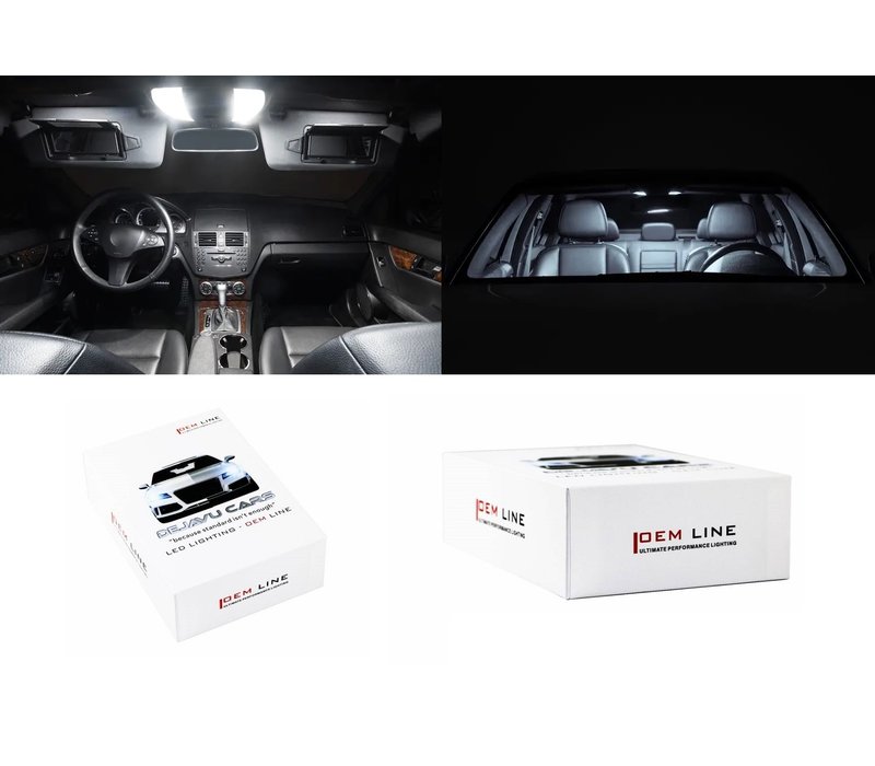 LED Interior Lights Package for Mercedes Benz C-Class W204 / S204 / C63 AMG