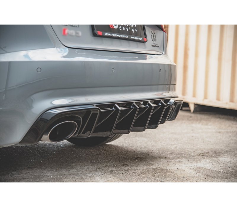Aggressive Diffuser for Audi RS3 8V Sportback