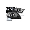 OEM Line ® Xenon look Scheinwerfer mit 3D LED Angel Eyes für BMW 3 Serie E90 / E91