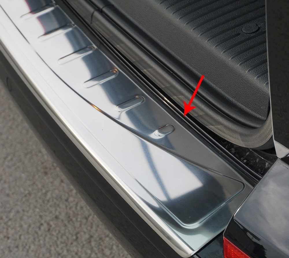 Stoßstangenschutz hinten mit Gummieinsätzen für VW T6 Schiebetür Edels –  VAN-X GmbH