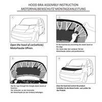 Bonnet Bra (Stone chip protection mask) for Volkswagen Transporter T6 / T6.1 / Multivan