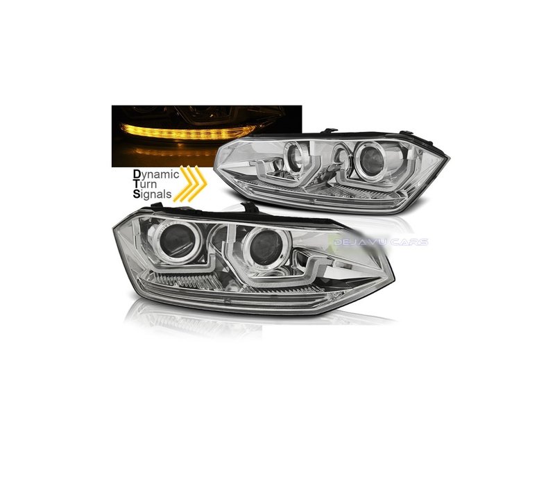 Xenon Look Dynamic LED Headlights for Volkswagen Polo Polo 6 (2G / AW)