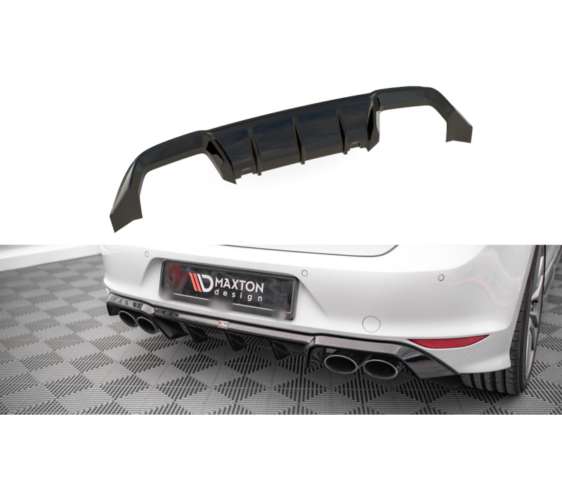 Aggressive Diffusor für Volkswagen Golf 7 R / R line