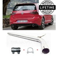 Sport Exhaust Front Silencer (Resonator - Delete) for Volkswagen Golf 7 GTI