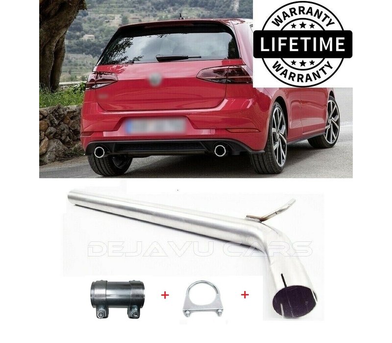 Sport Exhaust Front Silencer (Resonator - Delete) for Volkswagen Golf 7 GTI