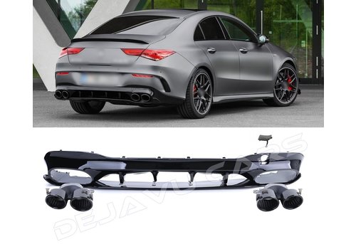 OEM Line ® CLA 45 AMG Look Diffuser for Mercedes Benz CLA-Class C118 / X118