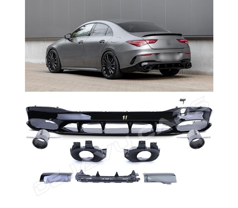 CLA 35 AMG Look Diffuser voor Mercedes Benz CLA-Klasse C118 / X118