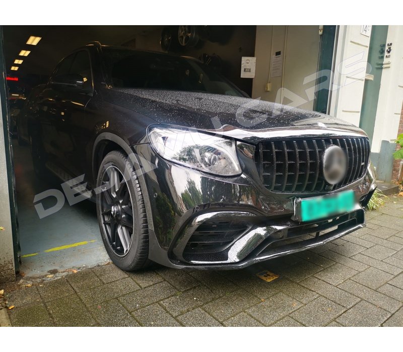 Facelift GLC 63 AMG Look vordere Stoßstange für Mercedes Benz GLC-Klasse C253 Coupe / X253 SUV