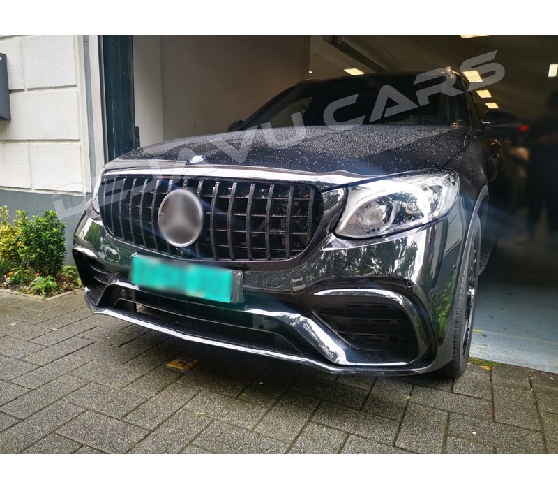 Facelift GLC63 AMG Look Voorbumper voor Mercedes Benz GLC-Klasse C253 Coupe / X253 SUV